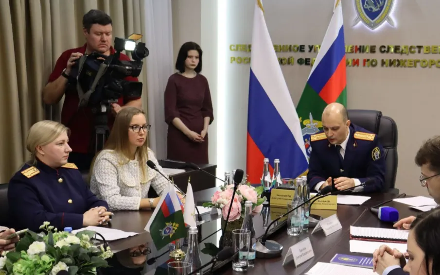 Пресс-конференция по вопросам противодействия коррупции организованна следственным управлением Следственного комитета Российской Федерации по Нижегородской области